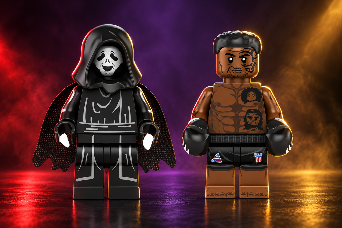TP552 Mike Tyson and DZ-243 Smiling Ghostface new custom brick figure arrivals