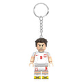 Poland Brick Footballer | Custom Minifigure Keychain