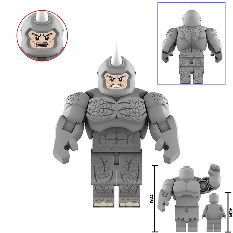 BF352 – Ironhorn Juggernaut | Custom Brick Figure