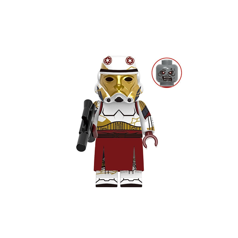 BF0485 – Gold-Trim Armor Captain | Custom Brick Figure