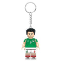 Mexico Brick Footballer | Custom Minifigure Keychain