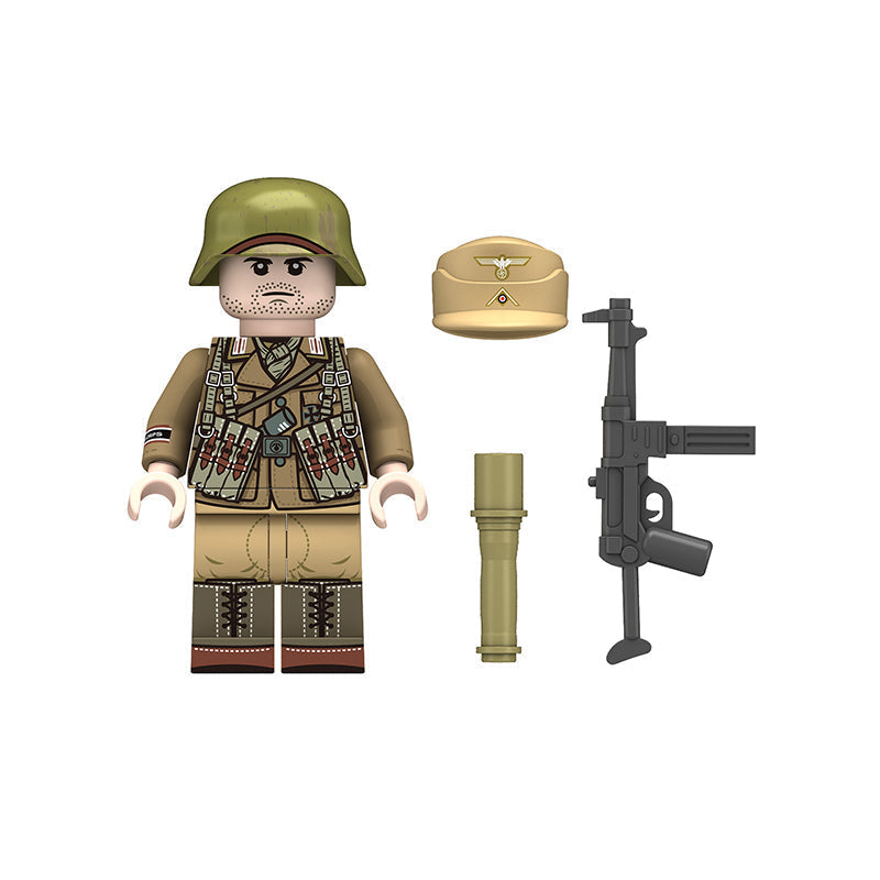 BF618 – German Afrika Korps | Custom Brick Figure