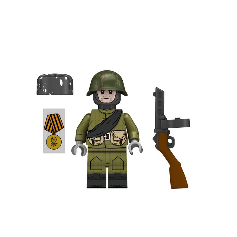 BF614 – Soviet Infantrymen | Custom Brick Figure
