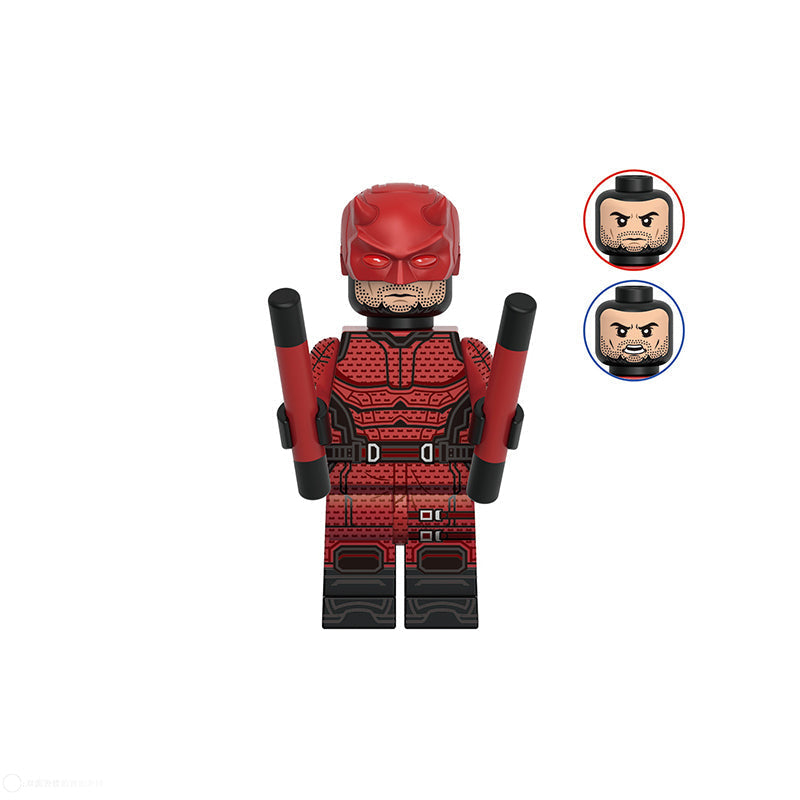 BF0315 – Crimson Rooftop Vigilante | Custom Brick Figure