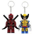 Deadpool & Wolverine Minifigure Keychain