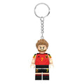 Belgium Brick Footballer | Custom Minifigure Keychain