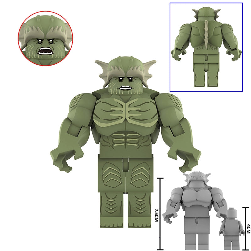 BF350 – Boneclad Rampager | Custom Brick Figure