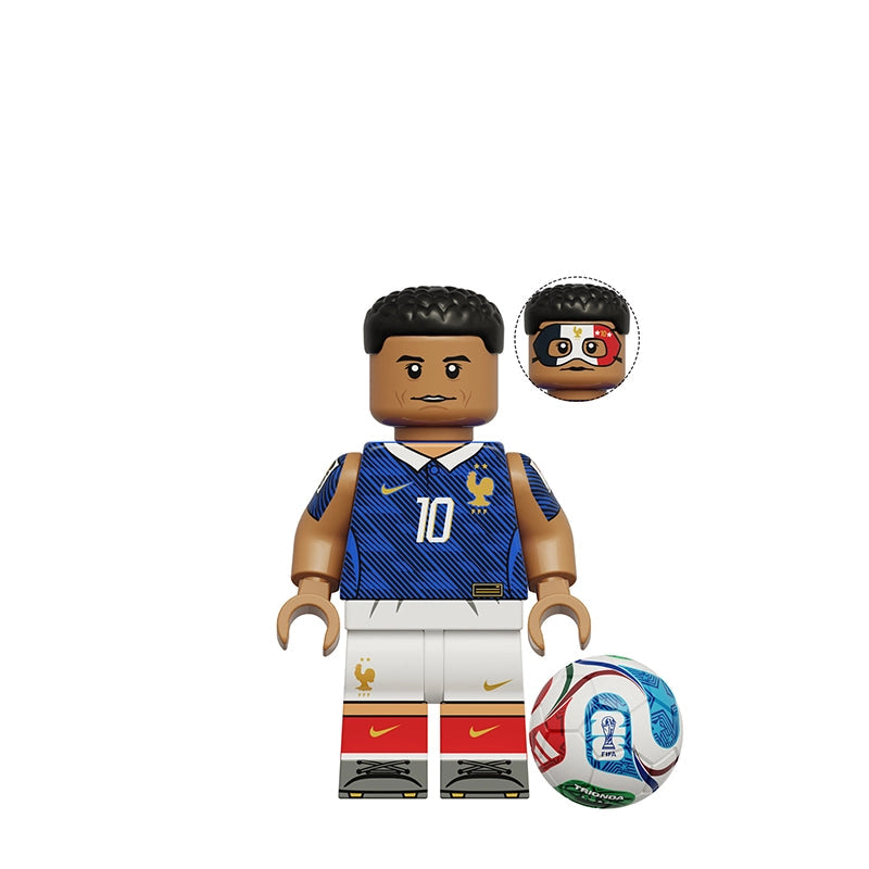 BF596 – Mbappe | Custom Brick Figure