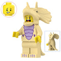 BF3310-02 – Triceratops Cosplayer | Custom Brick Figure