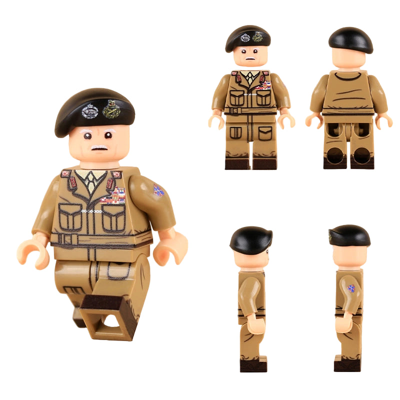BF040 – Bernard Law Montgomery  | Custom Brick Figure