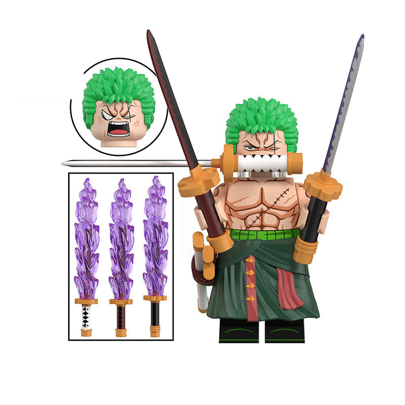 BF2782 – Triple Blade Ronin | Custom Brick Figure