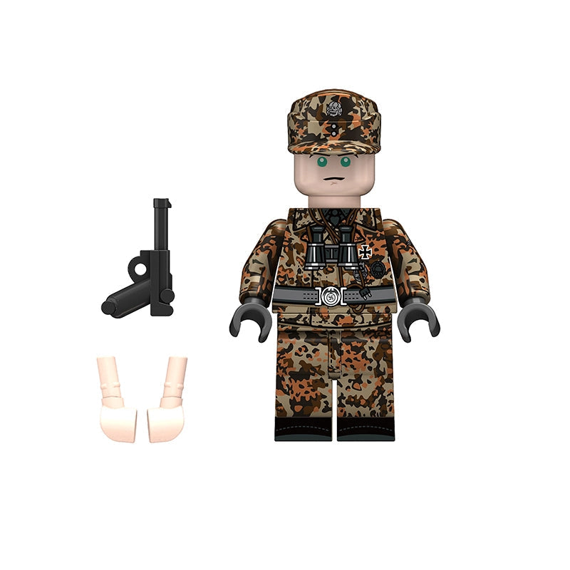 BF673 – SS Panzer Crewman | Custom Brick Figure