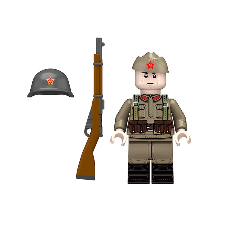 BF669 – Soviet Infantrymen | Custom Brick Figure