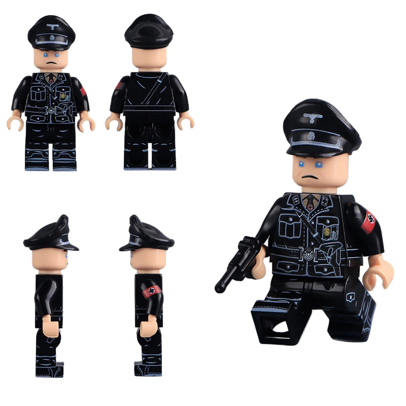 BF003 – SS Obersturmbannfuhrer | Custom Brick Figure