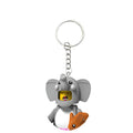 Elephant Minifigure Keychain