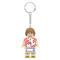 Croatia Brick Footballer | Custom Minifigure Keychain