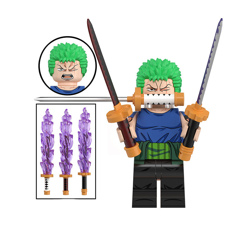 BF2795 – Triple Blade Ronin | Custom Brick Figure