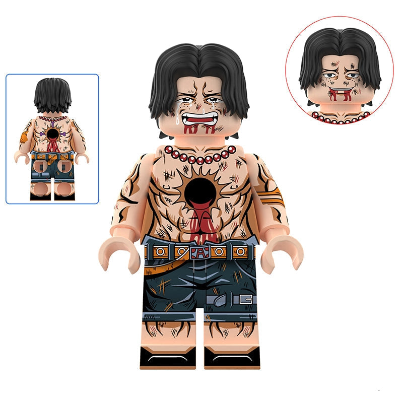 BF676 – Flamefist Pirate | Custom Brick Figure