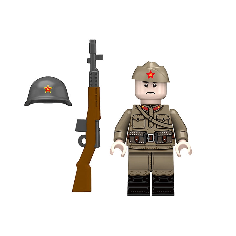 BF667 – Soviet Infantrymen | Custom Brick Figure
