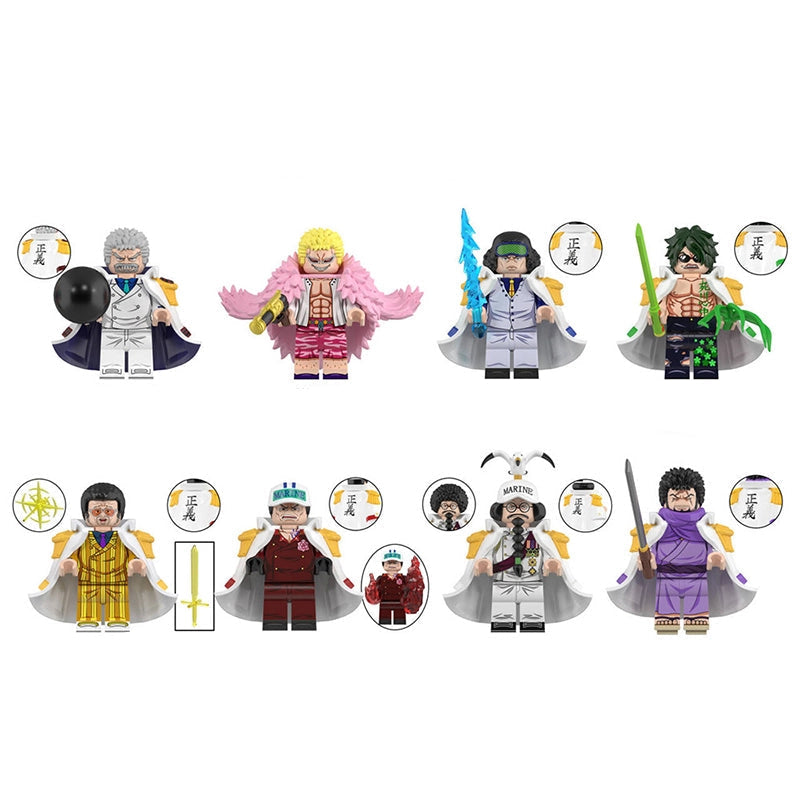 The Grandline Justice: Admirals & Revolutionaries | Custom BrickPack