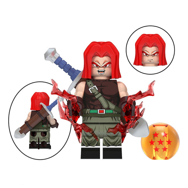 BF2689 – Future Saiyan Prince | Custom Brick Figure