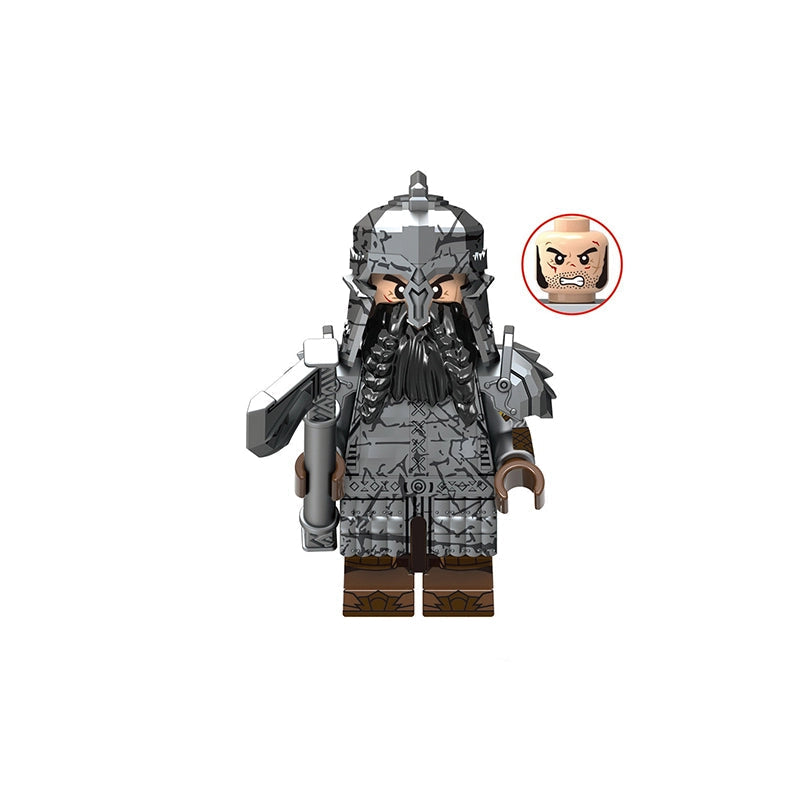 BF1718 – Dwarf Warrior | Custom Brick Figure