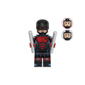 BF0344 – Crimson Rooftop Vigilante | Custom Brick Figure