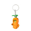 Carrot Minifigure Keychain