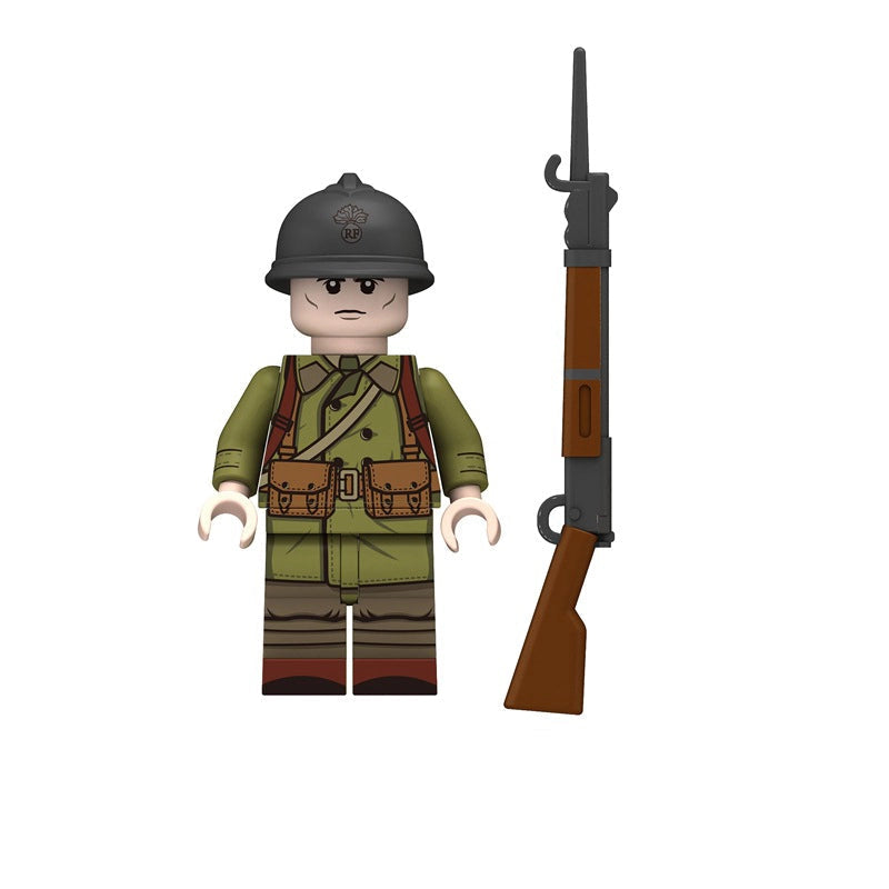 BF638 – French Riflemen | Custom Brick Figure