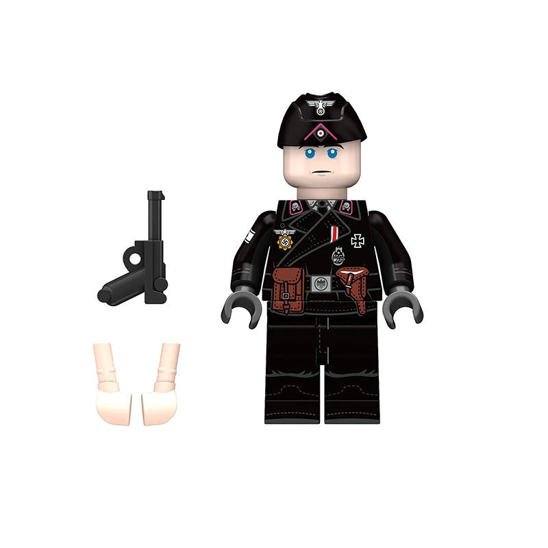 BF671 – SS Panzer Crewman | Custom Brick Figure