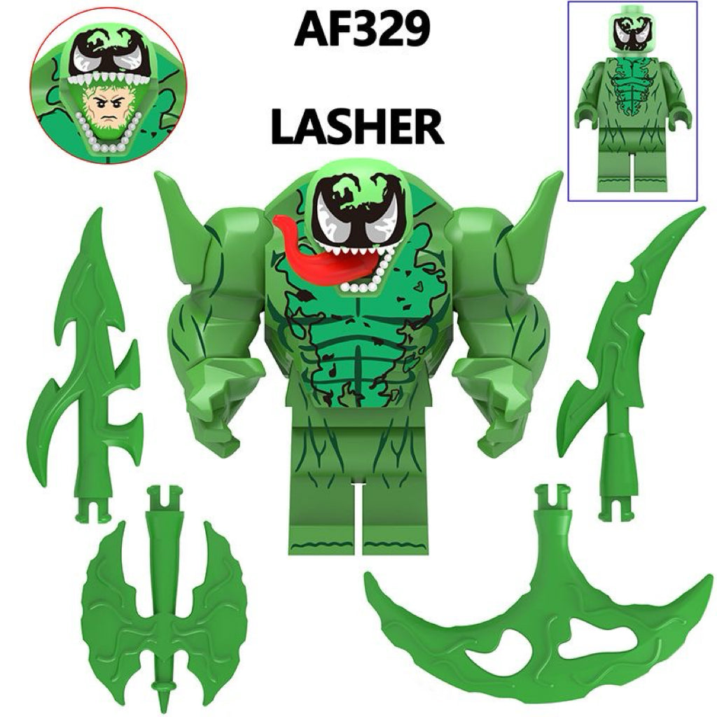 BF329 – Symbiote Whiplash Brute | Custom Brick Figure