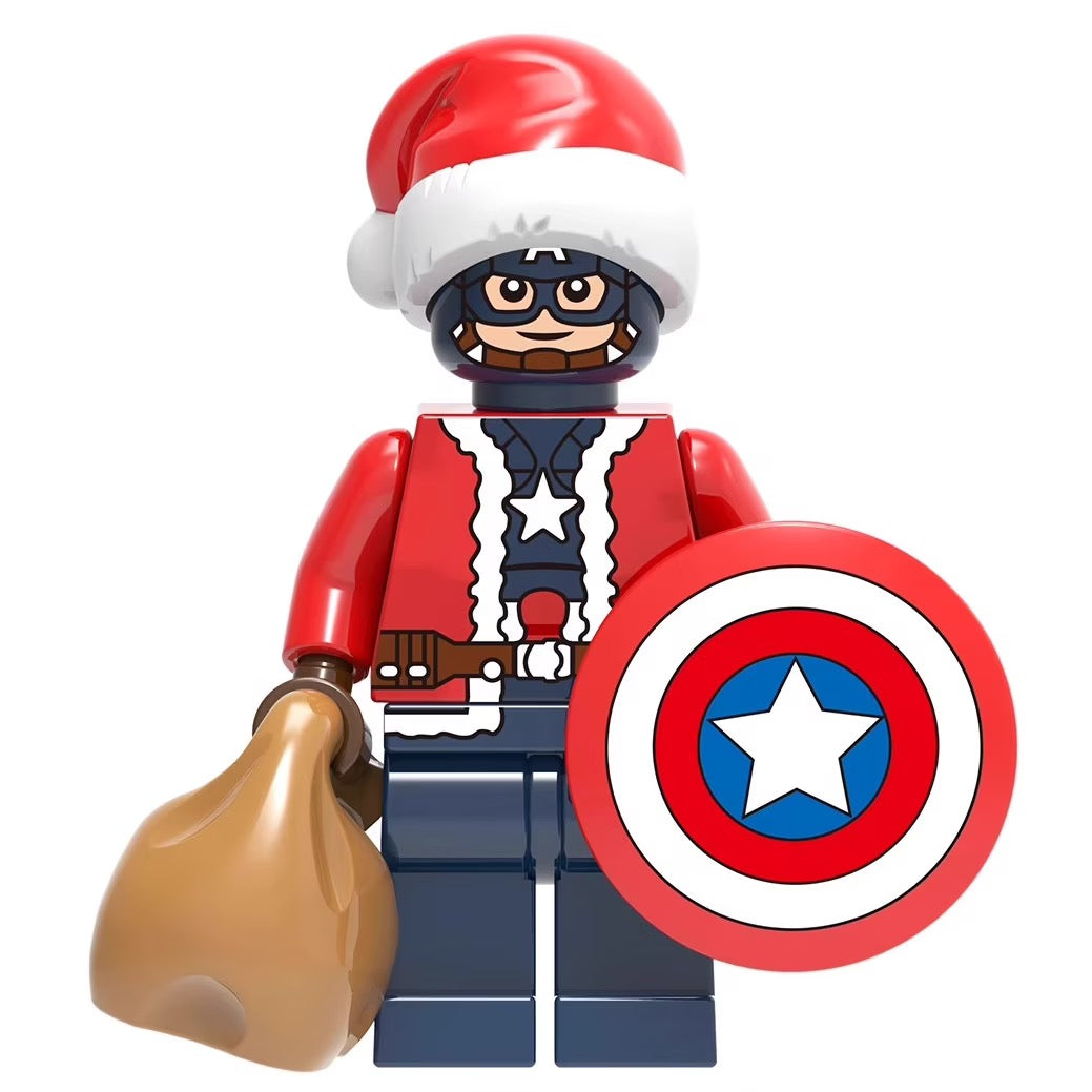 BF0985 – Christmas Star-Spangled Hero | Custom Brick Figure
