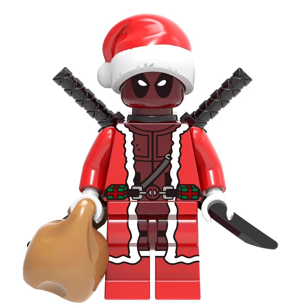 BF0984 – Christmas Crimson Mercenary | Custom Brick Figure