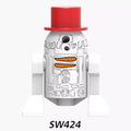BF0424 – Snowman Astromech Droid | Custom Brick Figure