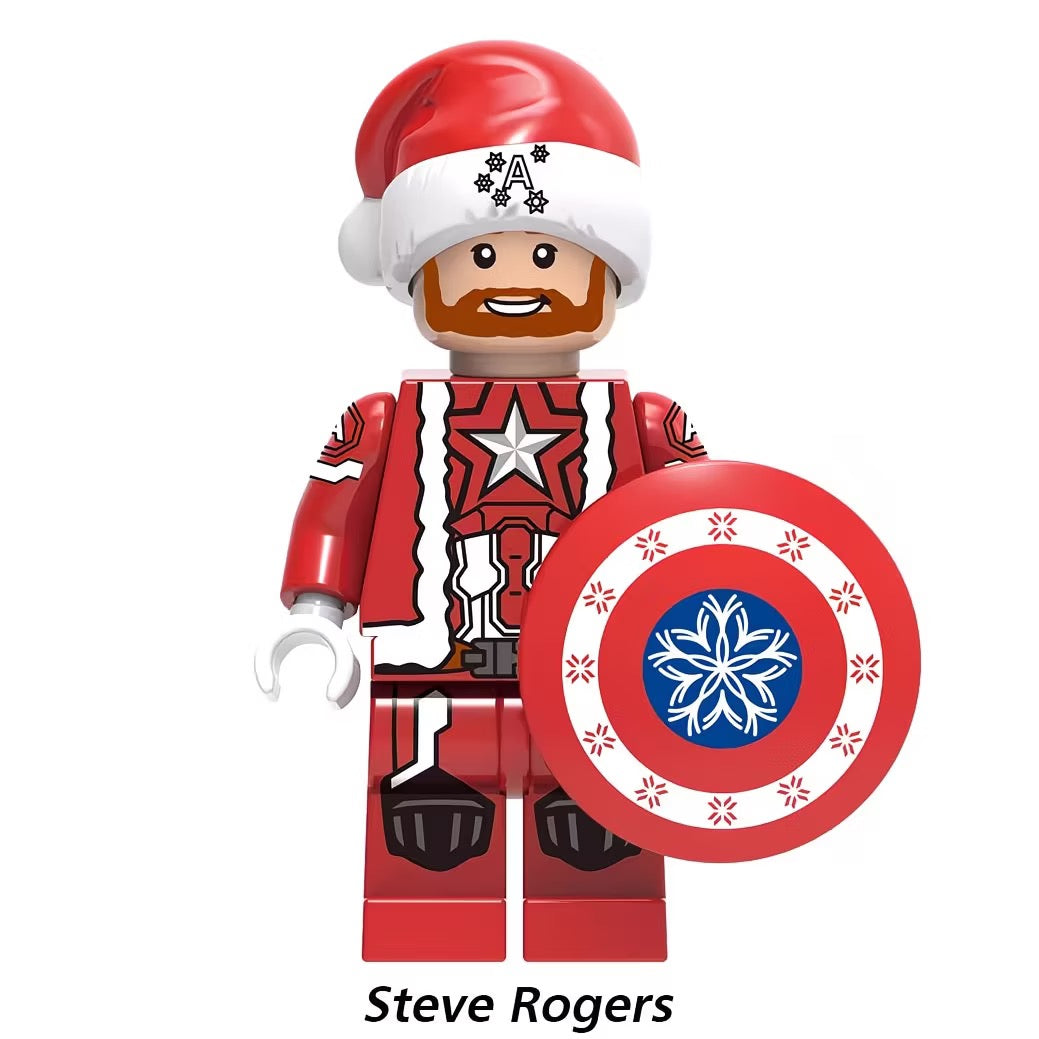 BF1406 – Christmas Star-Spangled Captain | Custom Brick Figure