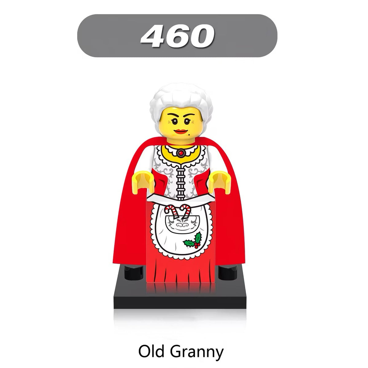 BF0460 – Christmas Old Granny | Custom Brick Figure