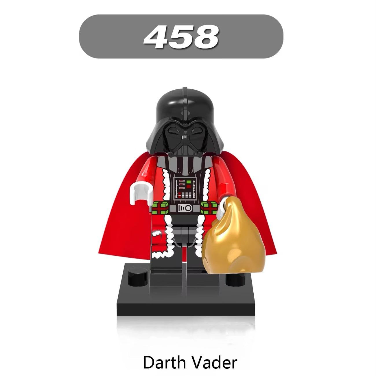 BF0458 – Christmas Dark Galactic Lord | Custom Brick Figure