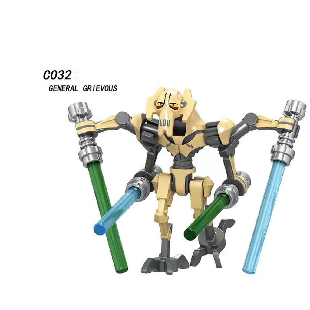 C032 – General Grievous | Custom Brick Figure