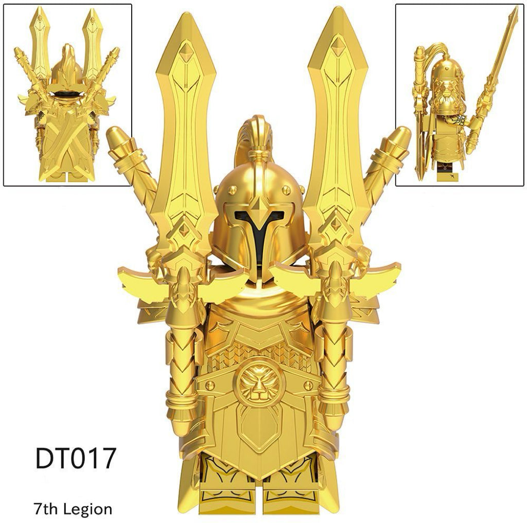 DT017 – 7th Legion Golden Warrior | Custom Brick Figure