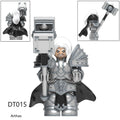 DT015 – Arthas (Silver Armor) | Custom Brick Figure