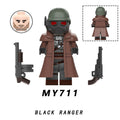 MY711 – Black Ranger | Custom Brick Figure