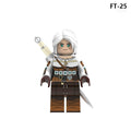 FT-25 – White-Haired Swordswoman | Custom Brick Figure