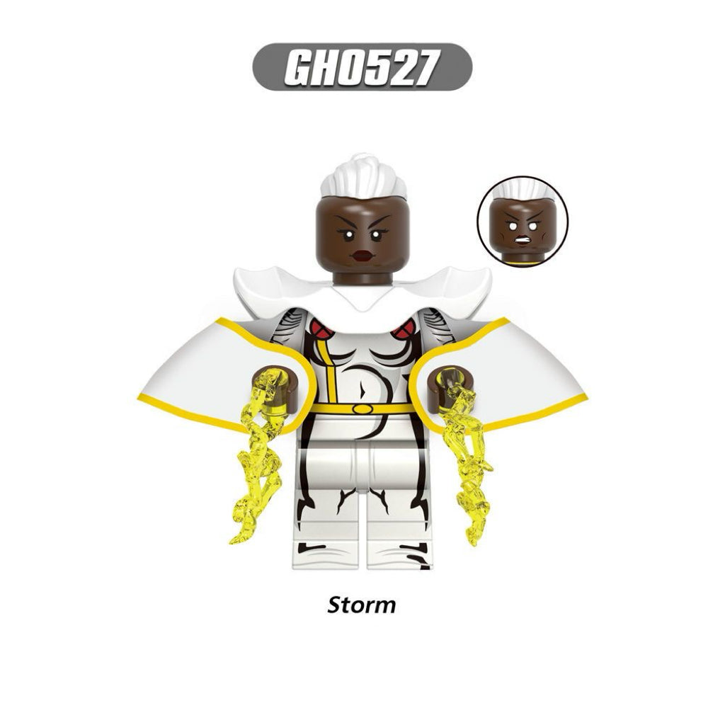 GH0527 – White-Suit Goddess of Storms | Custom Brick Figure