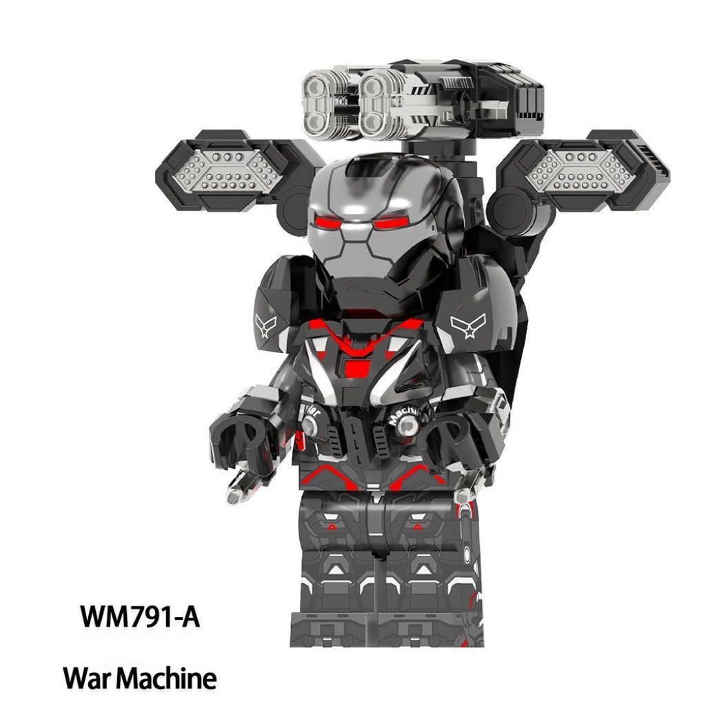 WM791-A – Shadow Heavy Armor Gunner | Custom Brick Figure