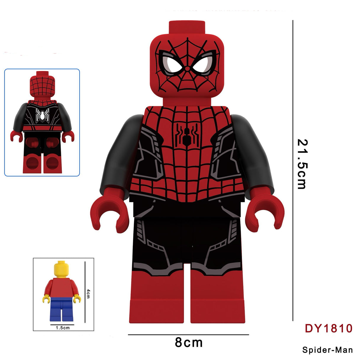 DY1810 – Red & Black Masked Web Hero (21.5CM) | Custom Giant Figure