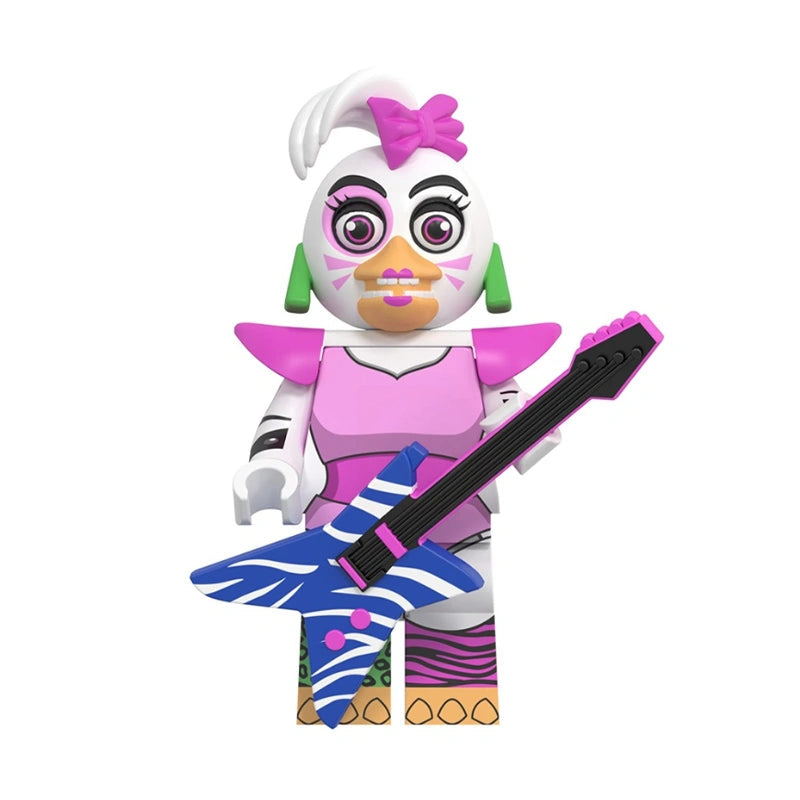 BF2902 – Neonfeather Stage Diva | Custom Brick Figure