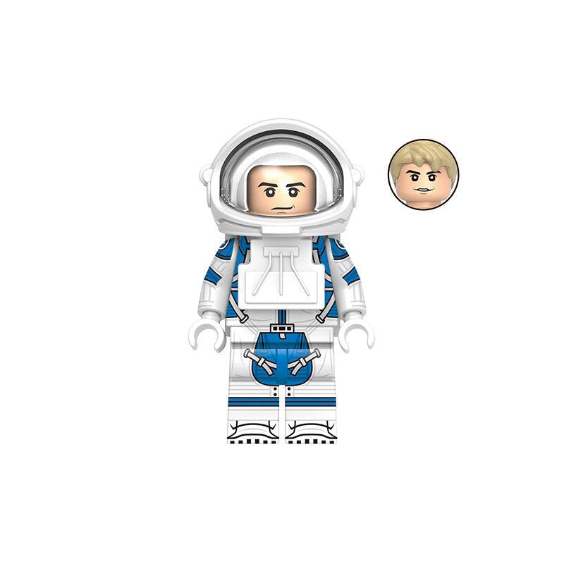 BF0355 – Flaming Hero | Custom Brick Figure