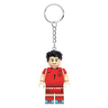 South Korea Brick Footballer | Custom Minifigure Keychain