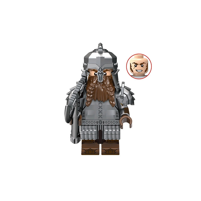 BF1721 – Dwarf Warrior | Custom Brick Figure