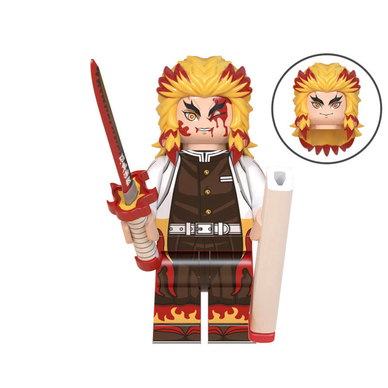 BF2175 – Inferno Pillar Knight | Custom Brick Figure